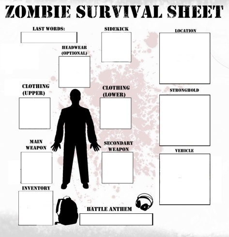 zombie survival list